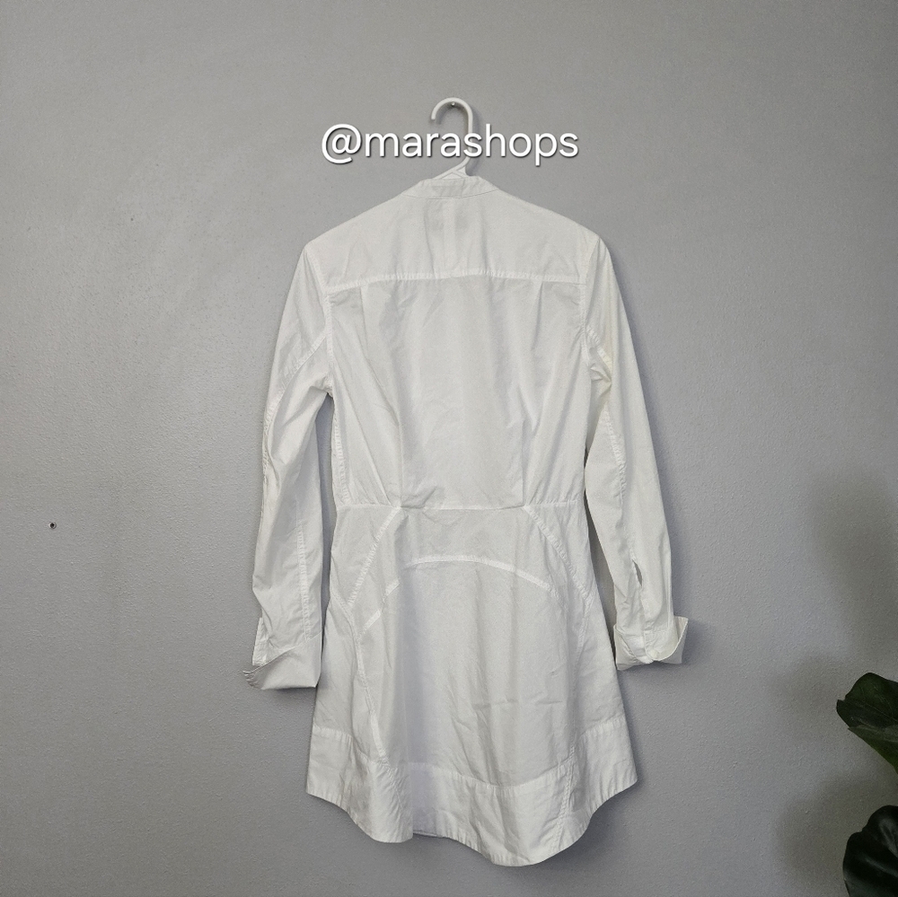 Rag & Bone Victorine Collarless Shirtdress - Picture 6 of 8